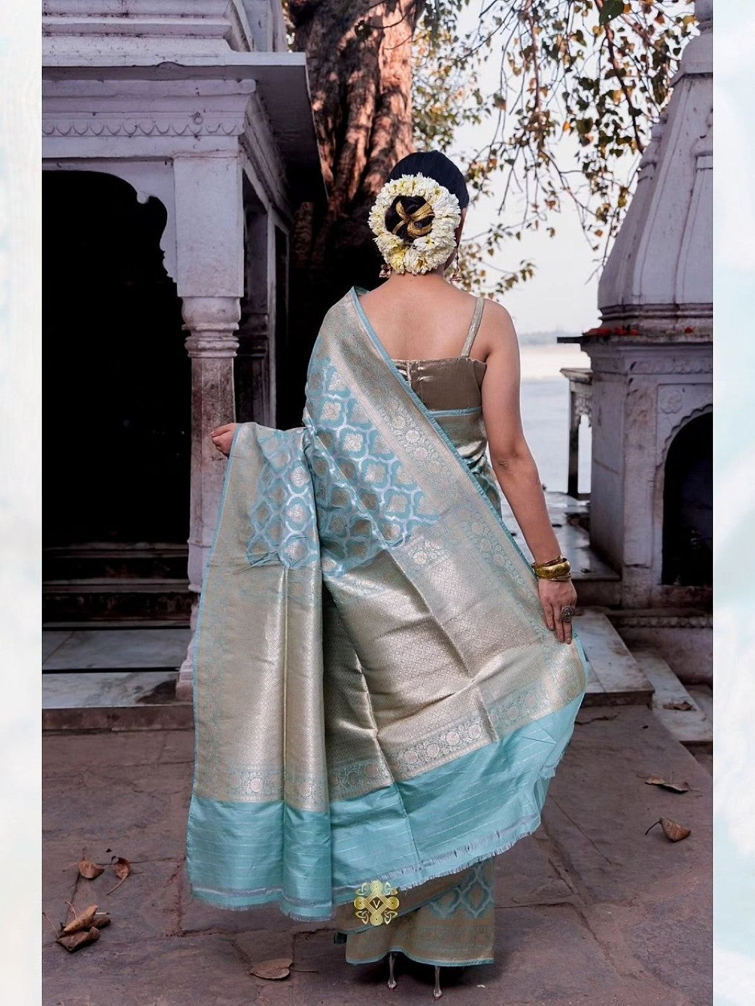 Pure Katan Silk Handwoven In Banaras
