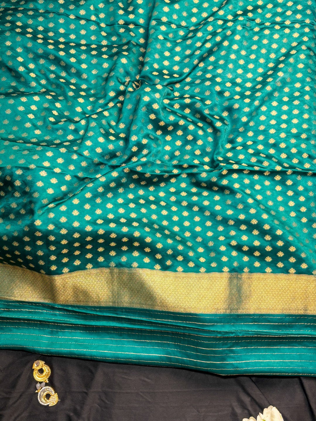 Mashru Silk Minakari Banarasi Jungla