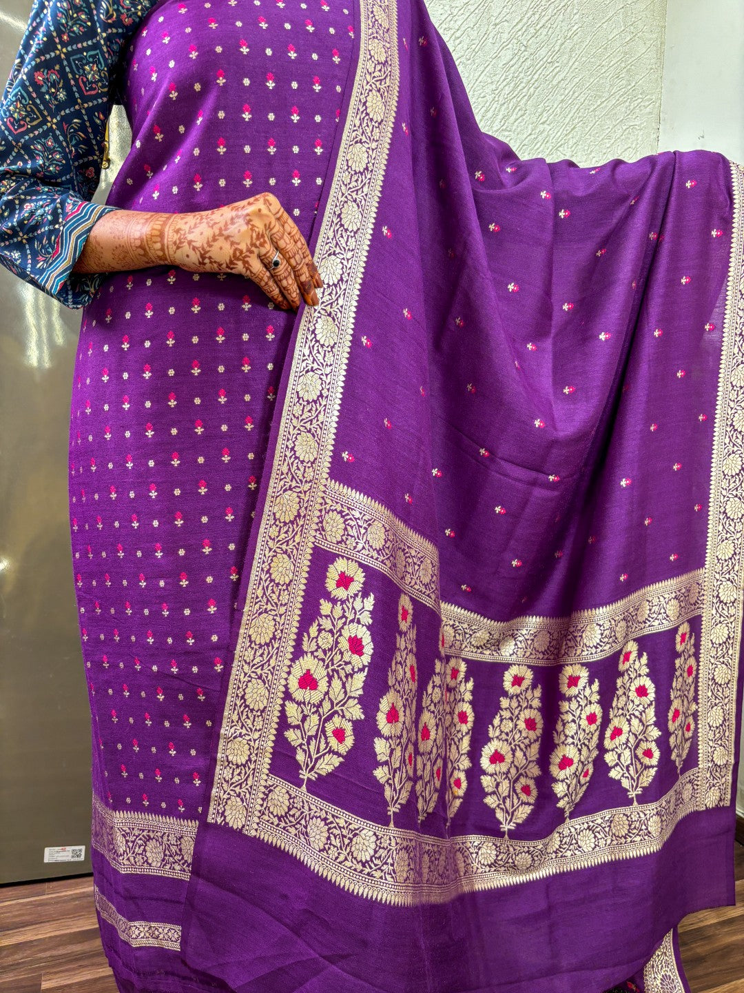 Handloom Banarasi Pure Kataan Silk Unstitched Suit