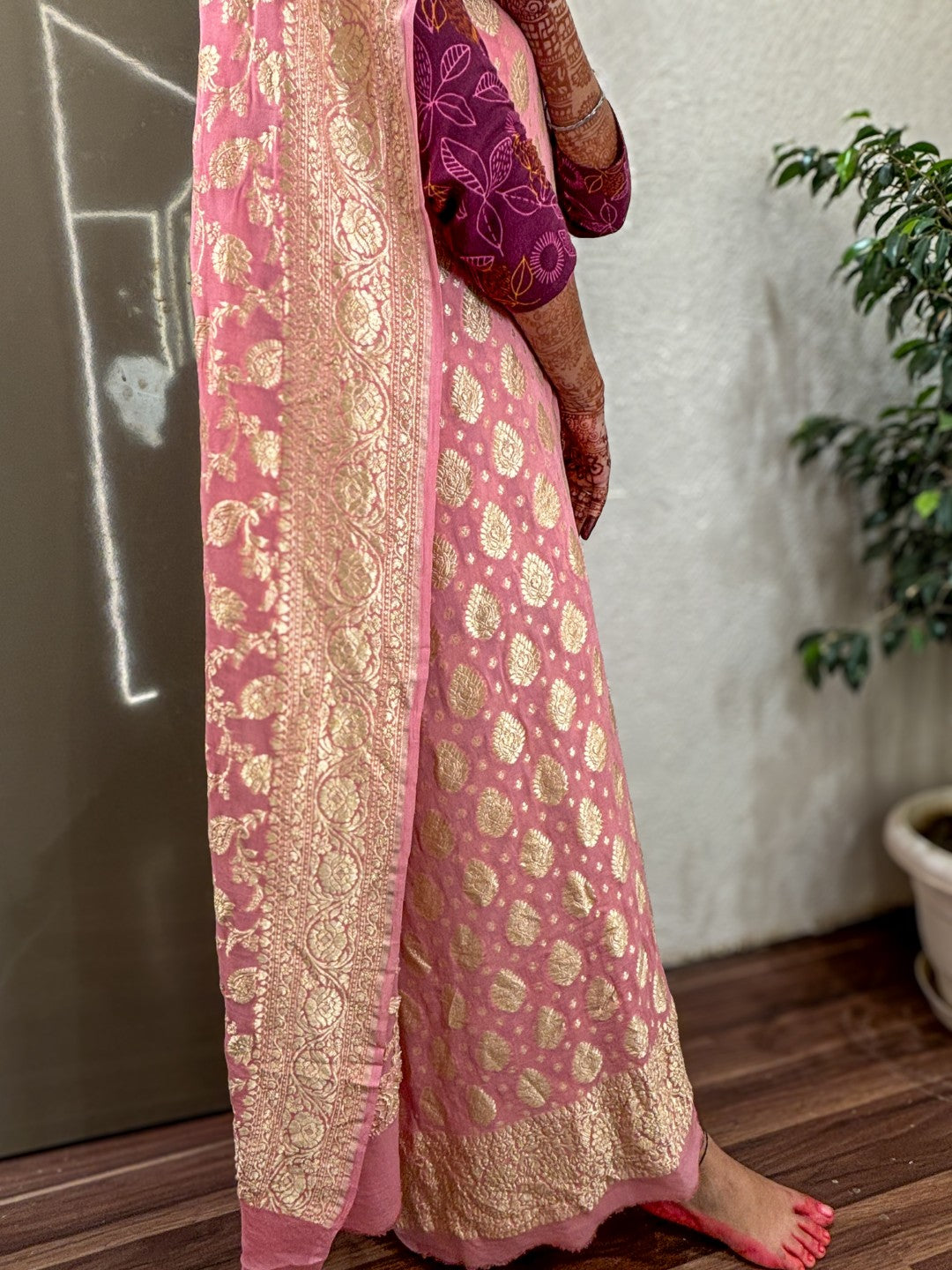 Handloom Banarasi Pure Kataan Silk Unstitched Suit