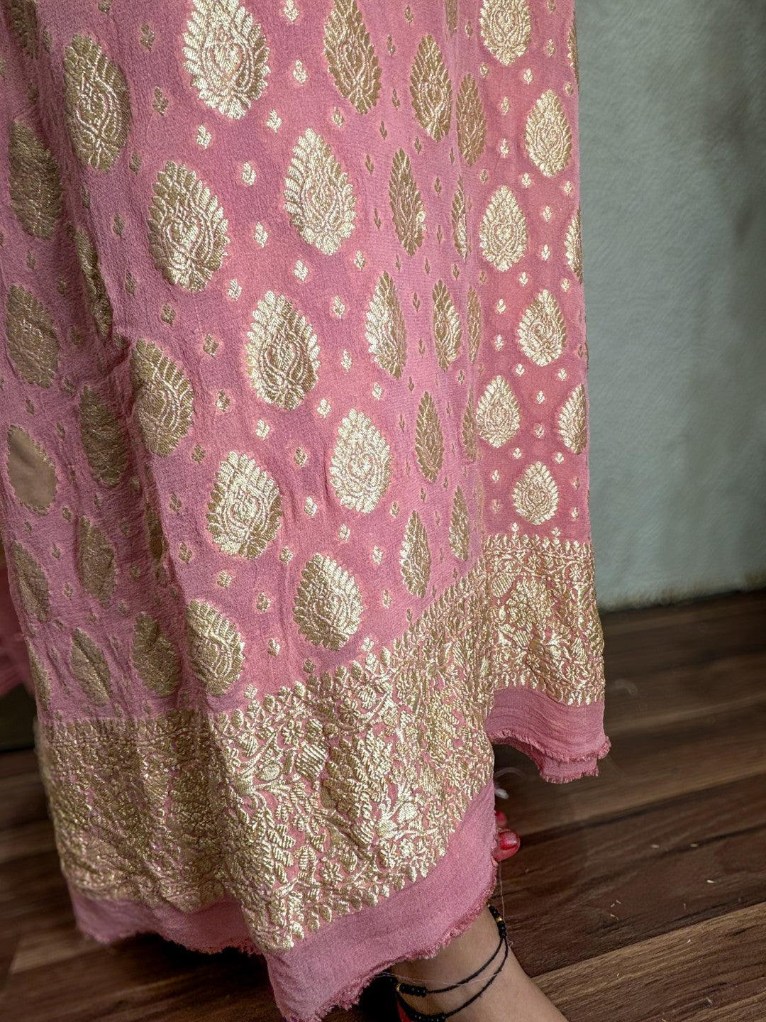 Handloom Banarasi Pure Kataan Silk Unstitched Suit