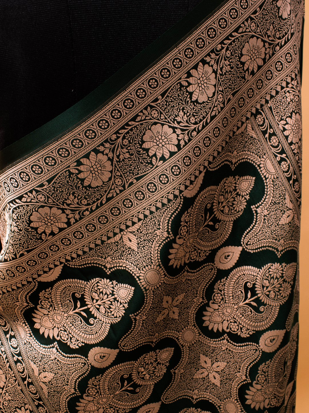 Mashru Silk In Unique Butti Weaved In Silver Zari All Over