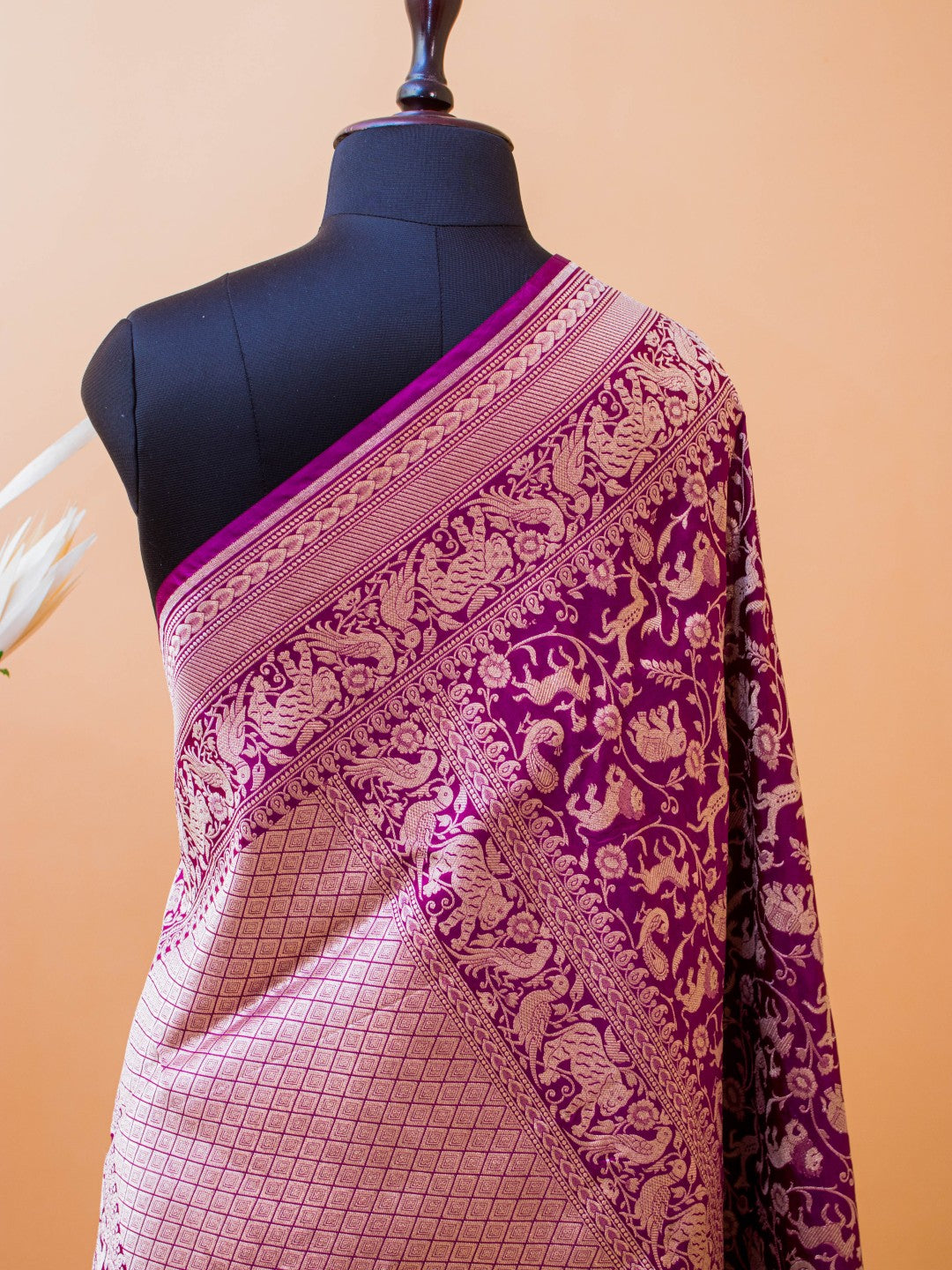 Pure Kataan Silk In Famous Shikargha Weaving