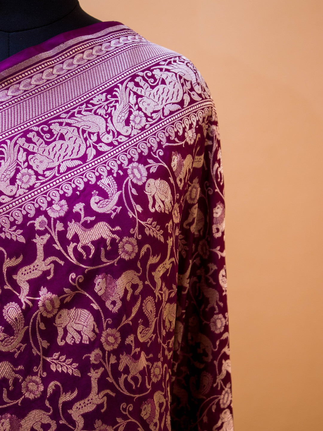 Pure Kataan Silk In Famous Shikargha Weaving