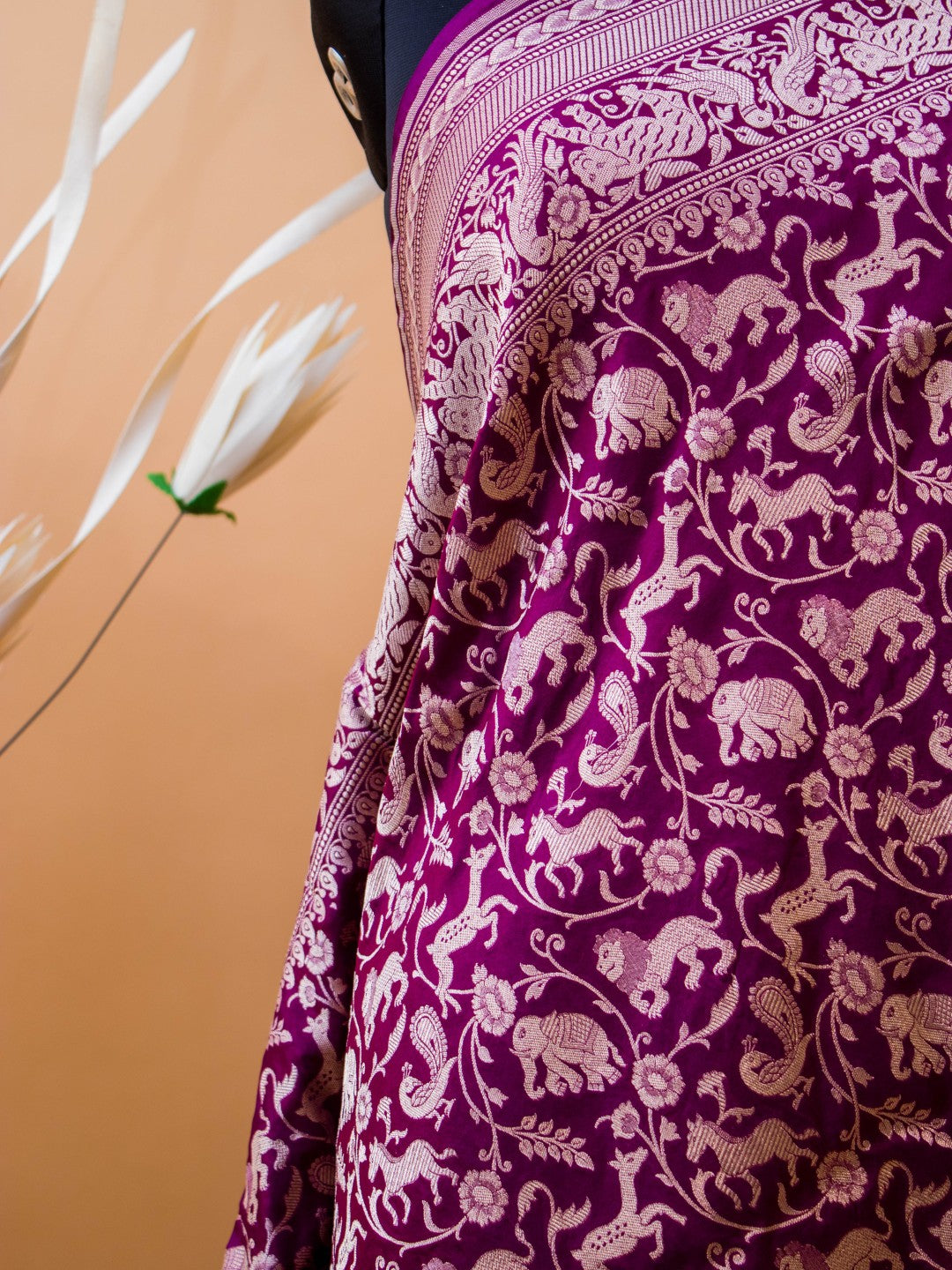 Pure Kataan Silk In Famous Shikargha Weaving