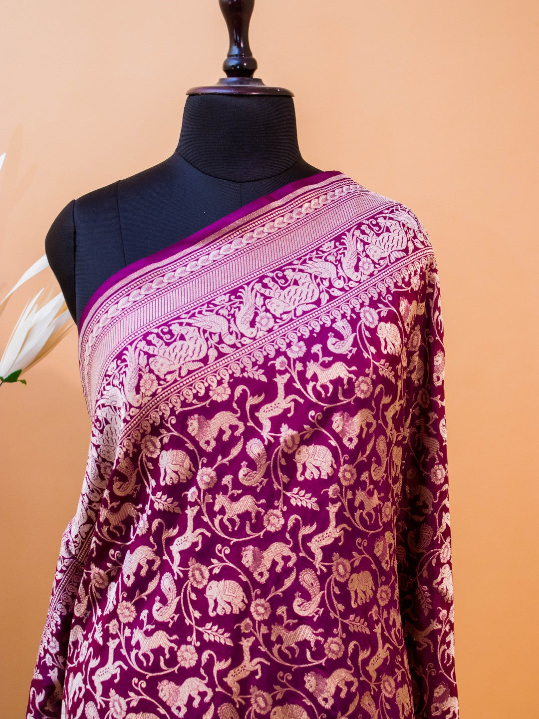 Pure Kataan Silk In Famous Shikargha Weaving
