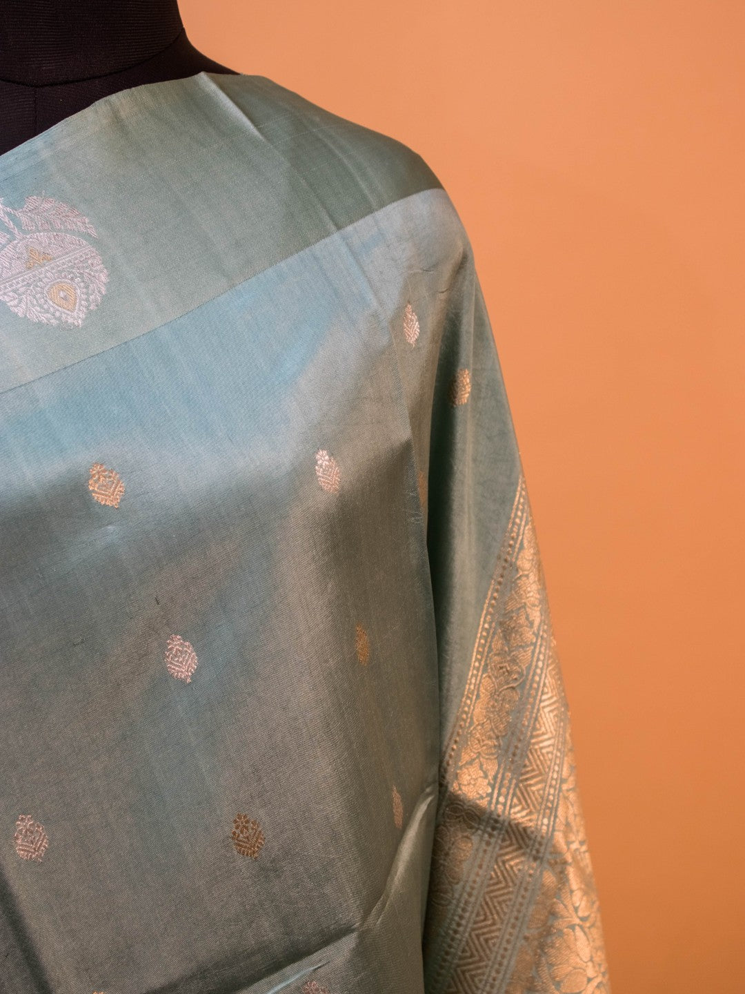 Pure Mashru Silk In Contemporary Design Motifs