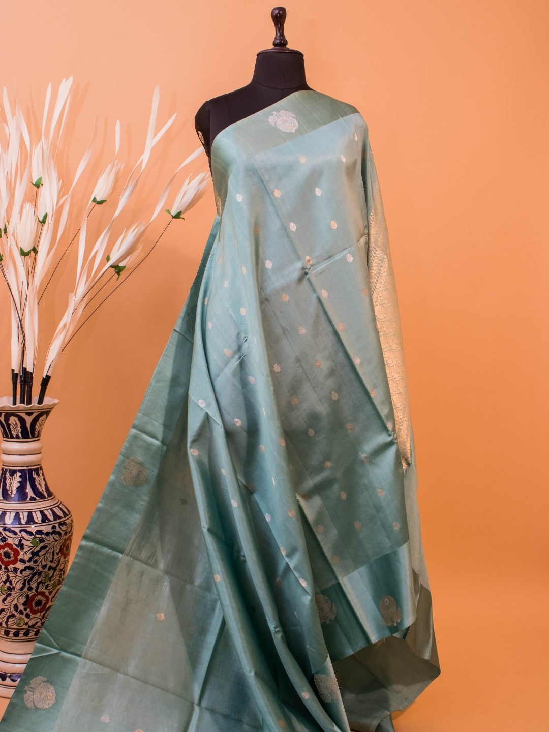 Pure Mashru Silk In Contemporary Design Motifs