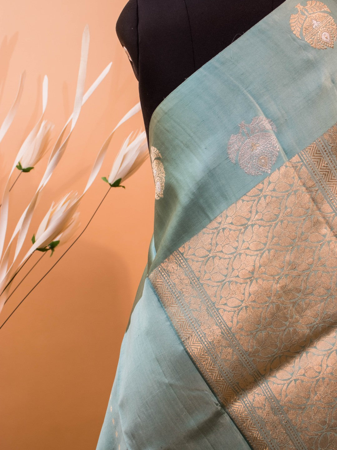 Pure Mashru Silk In Contemporary Design Motifs