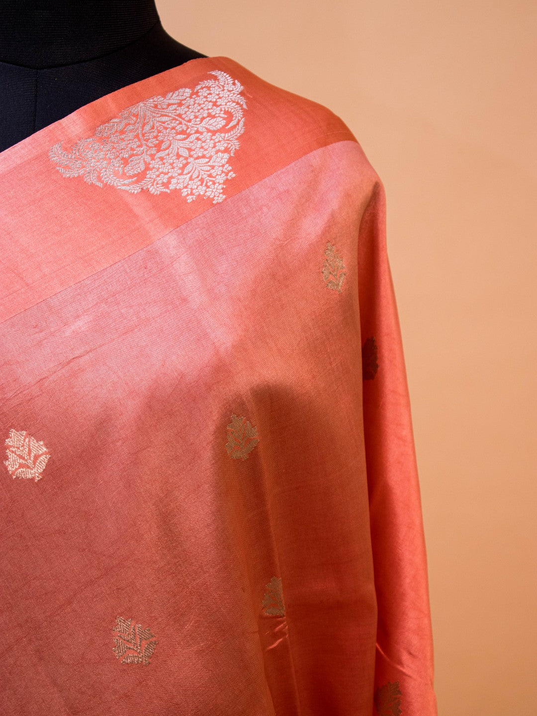 Pure Mashru Silk In Banarasi Motifs At Border