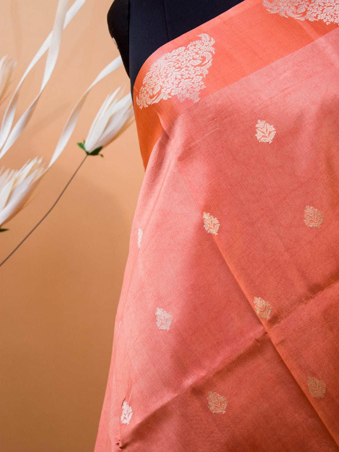 Pure Mashru Silk In Banarasi Motifs At Border