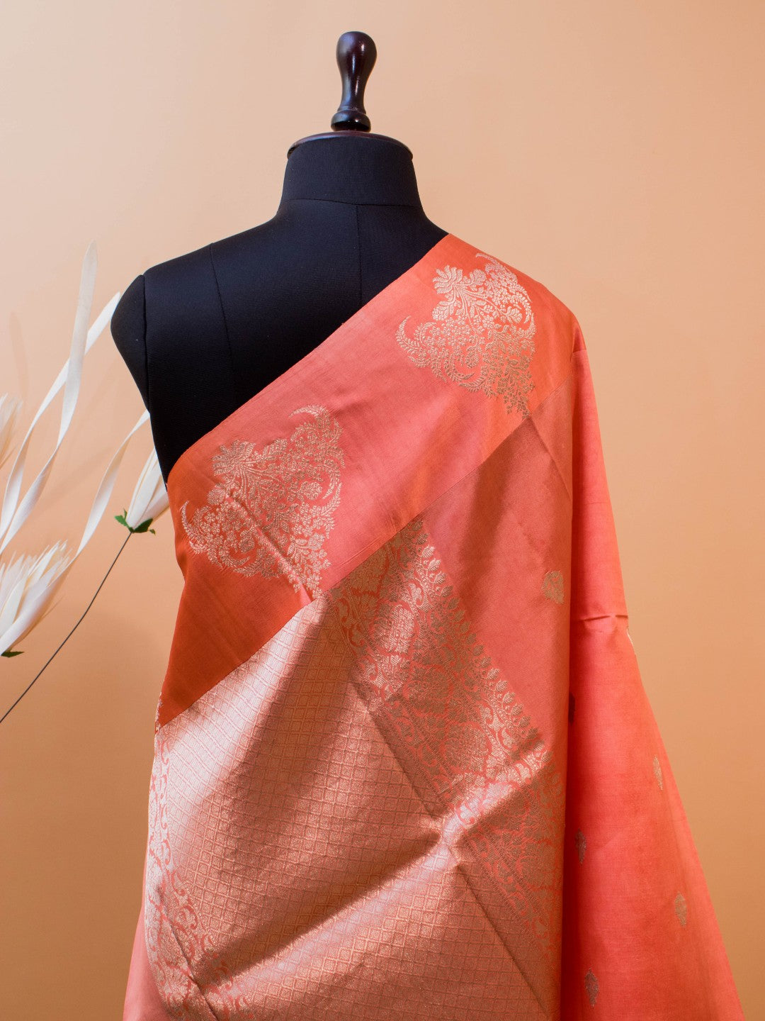 Pure Mashru Silk In Banarasi Motifs At Border