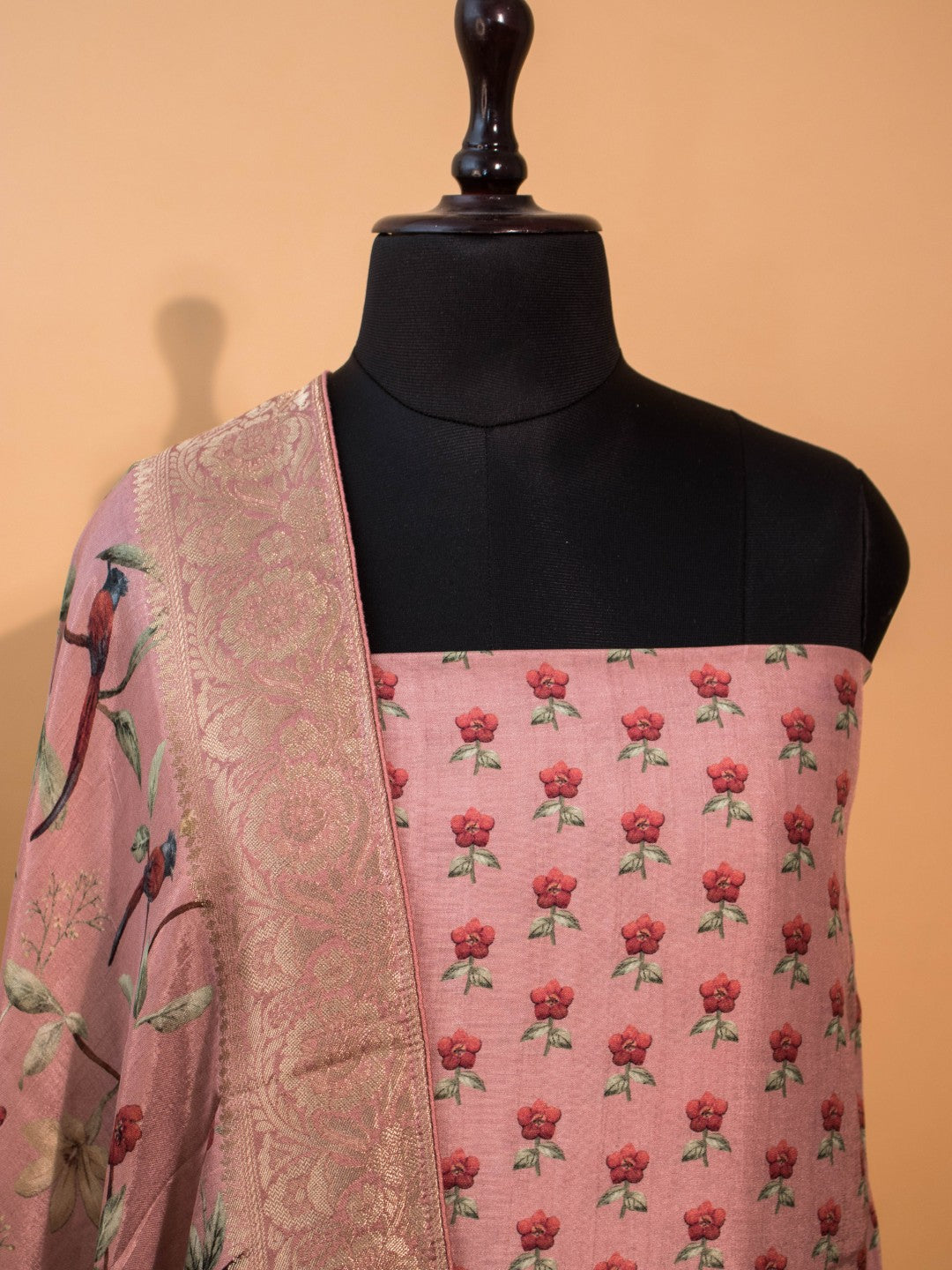 Pure Silk Digital Printed Unstitched Suit