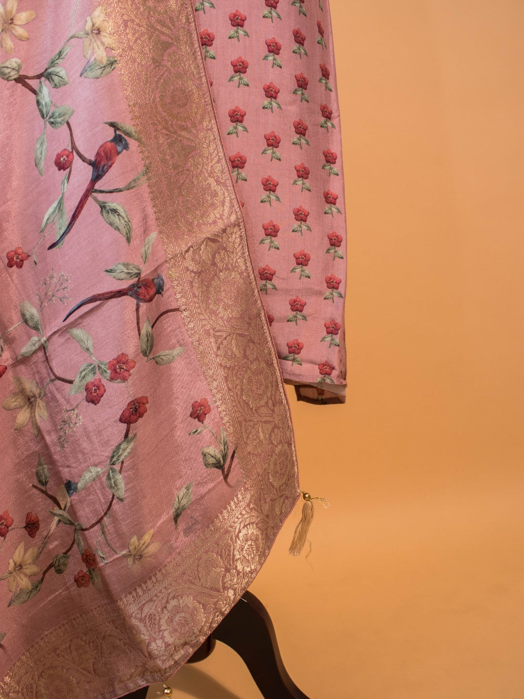 Pure Silk Digital Printed Unstitched Suit