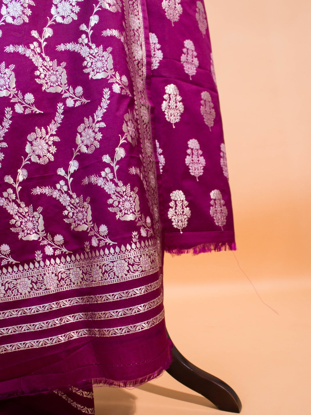 Banarasi Kataan Silk Unstitched Suitfabrics 3pc
