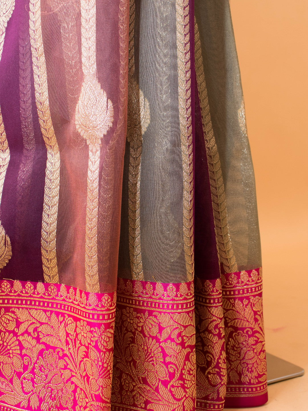 Rangaat Weaved In Kora Silk Saree