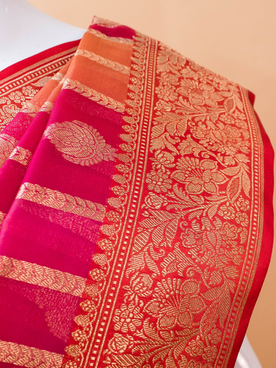 Rangaat Weaved In Kora Silk Saree - Multi