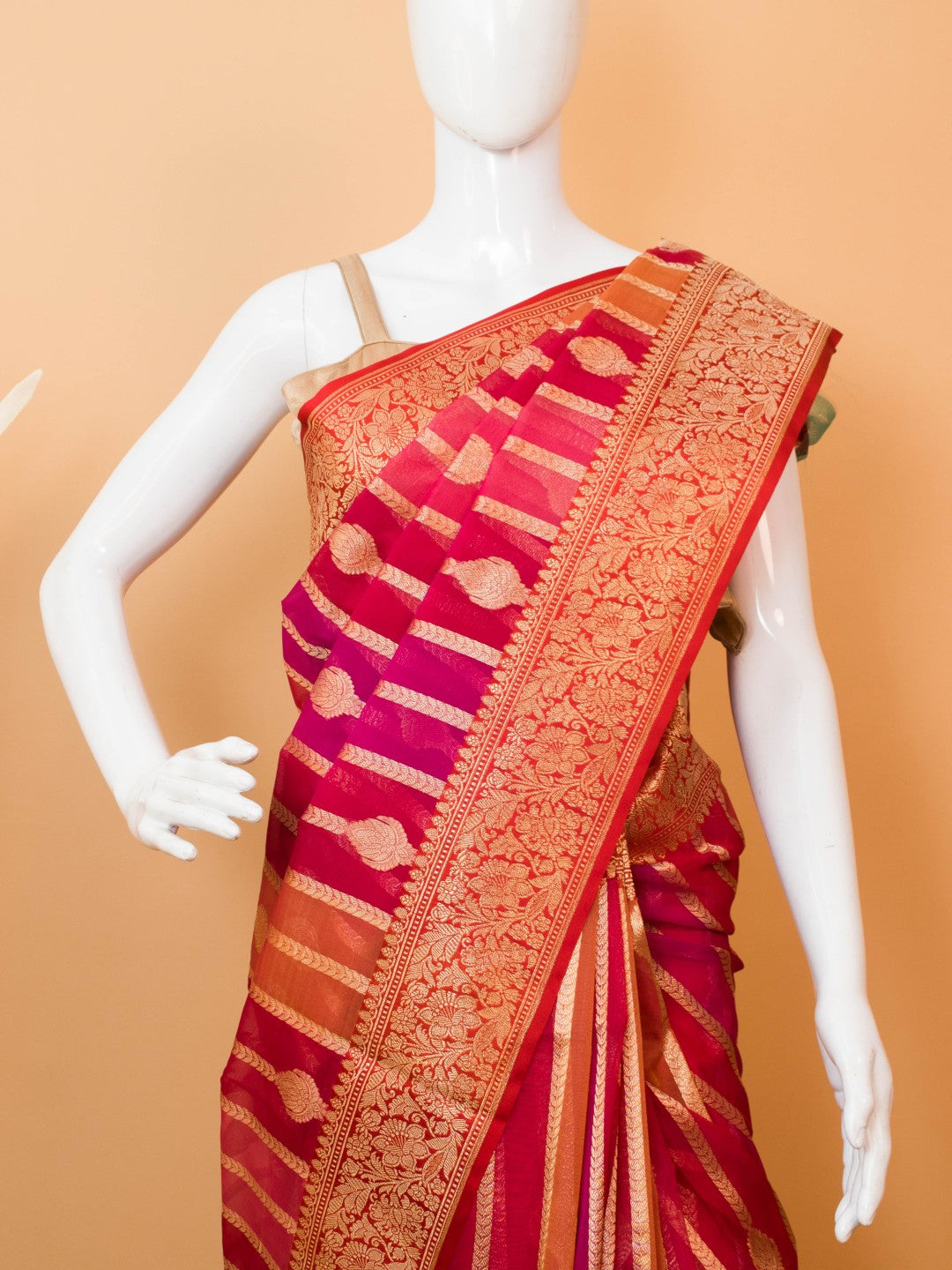 Rangaat Weaved In Kora Silk Saree - Multi