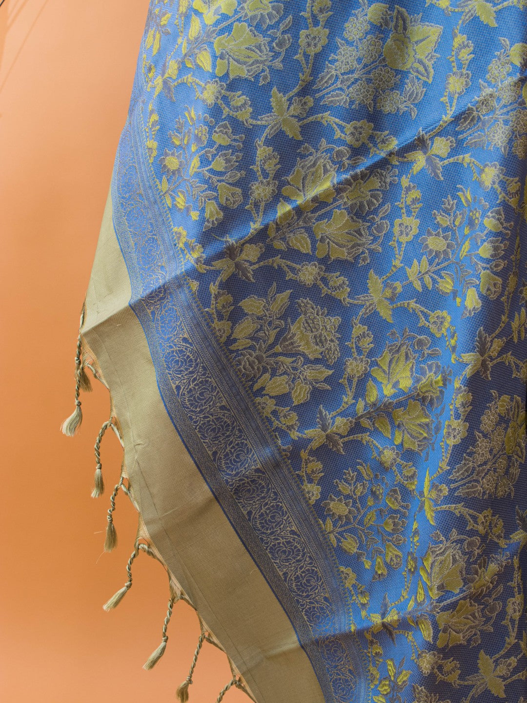 Handloom Banarasi Resham Tanchui In Pure Silk Saree - Green