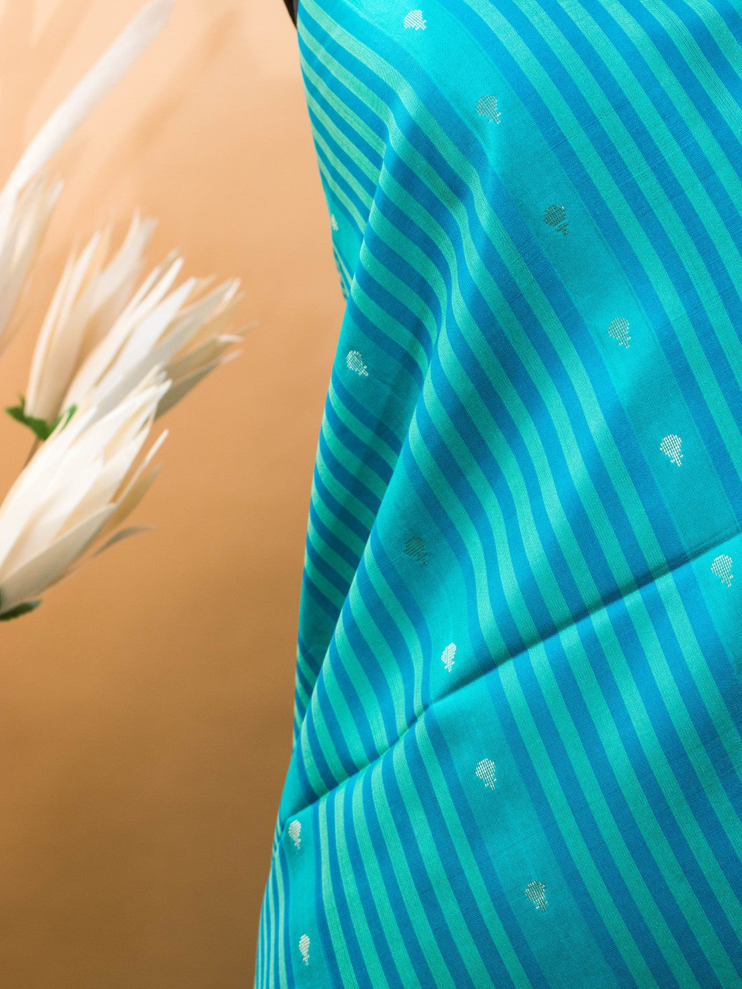 Contemporary Style Designer Sarees In Pure Silk
