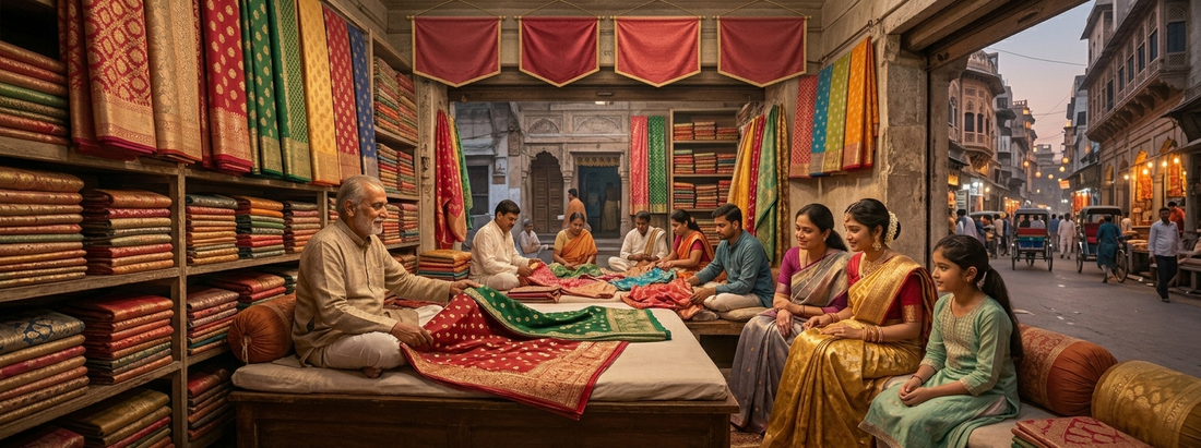 A Buyer’s Day in Varanasi: Visiting the Home of the Banarasi Saree