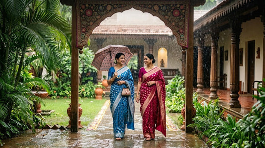Monsoon-Friendly Banarasi: Lightweight Weaves That Survive the Rain