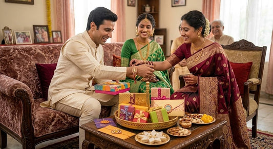 Rakhi Saree Guide: What to Wear (and What to Gift) This Raksha Bandhan