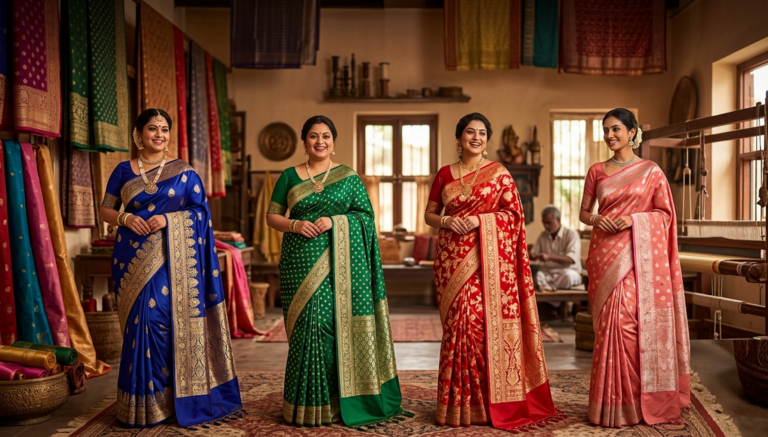 Which Banarasi Saree Suits Your Body Type? An Honest Styling Guide