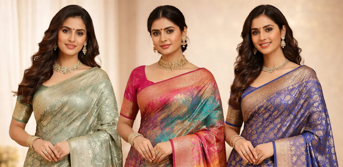 Organza Banarasi Sarees Trending