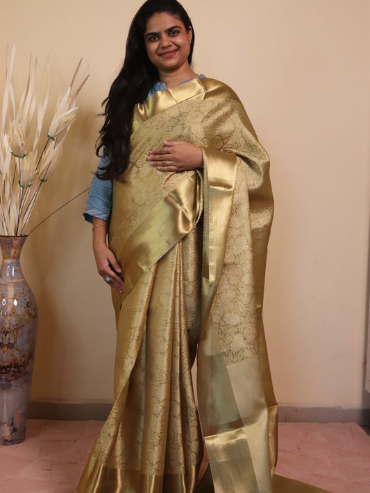 Banarasi Silk Jaal Jacquard Tissue(Neeta Ambani)