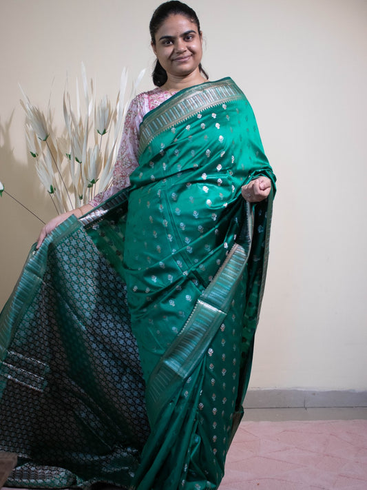 Banarasi Saree With Choti Buti Sona Rupa Weaving