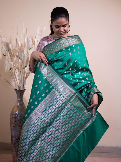 Banarasi Saree With Choti Buti Sona Rupa Weaving