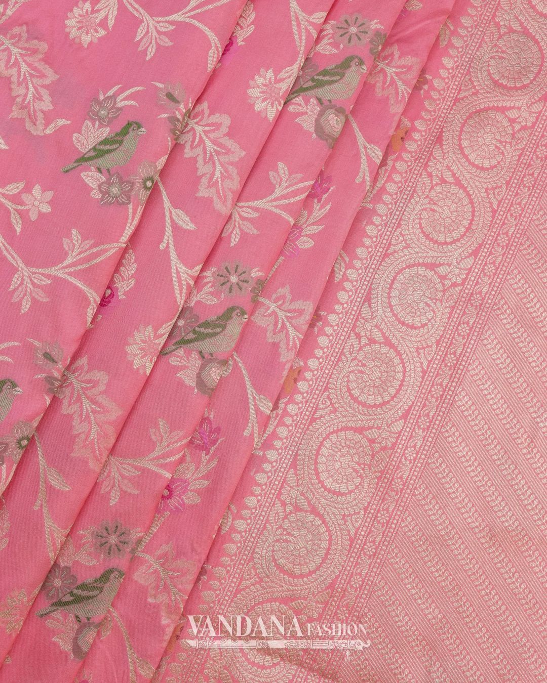 Handloom Banarasi Saree - Pink