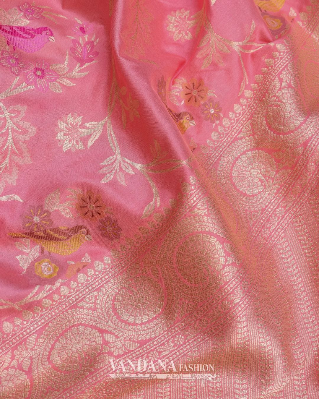 Handloom Banarasi Saree - Pink