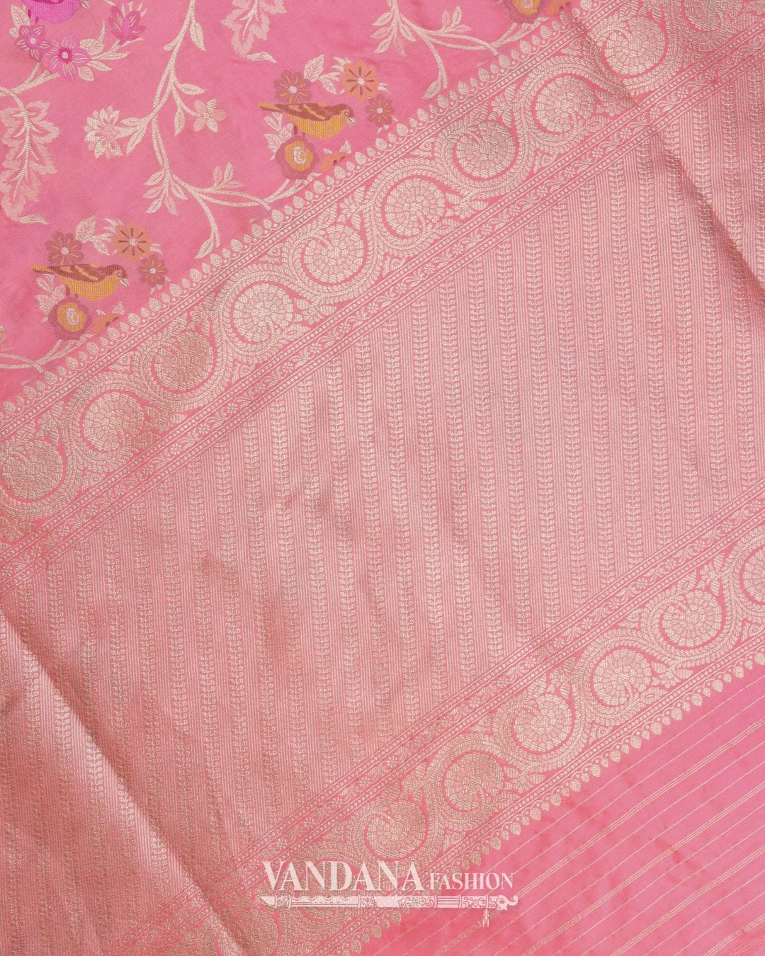 Handloom Banarasi Saree - Pink
