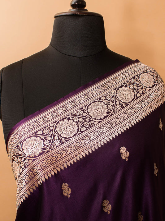 Traditional Banarasi Small Buti Design Rich Border Pallu