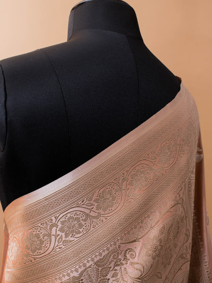 Mashru Silk In Alphi Buti Design In Traditional Banarasi