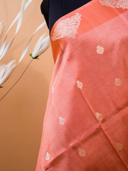 Pure Mashru Silk In Banarasi Motifs At Border