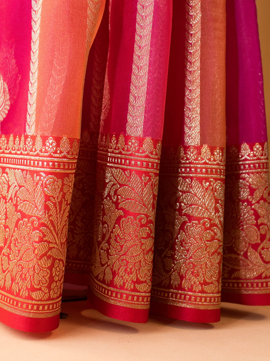 Rangaat Weaved In Kora Silk Saree - Multi