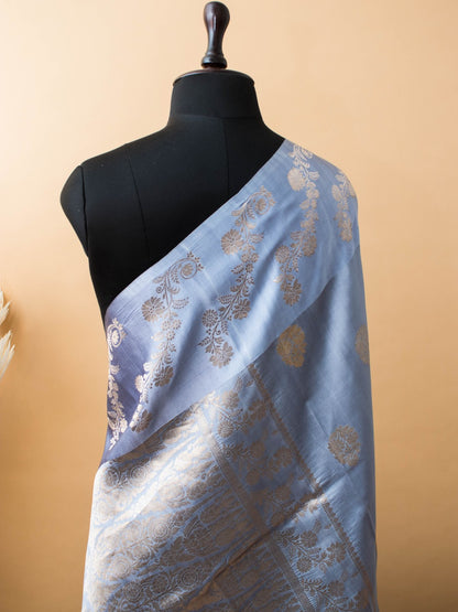 Pure Mashru Silk Contemporary Border Design