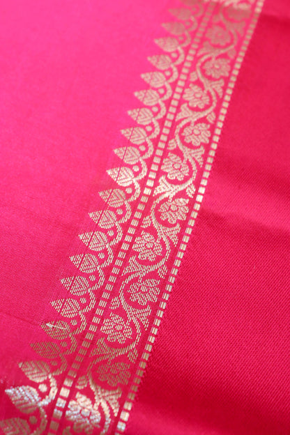 Contemporary Banarasi Weaving In Pure Silk-Pink